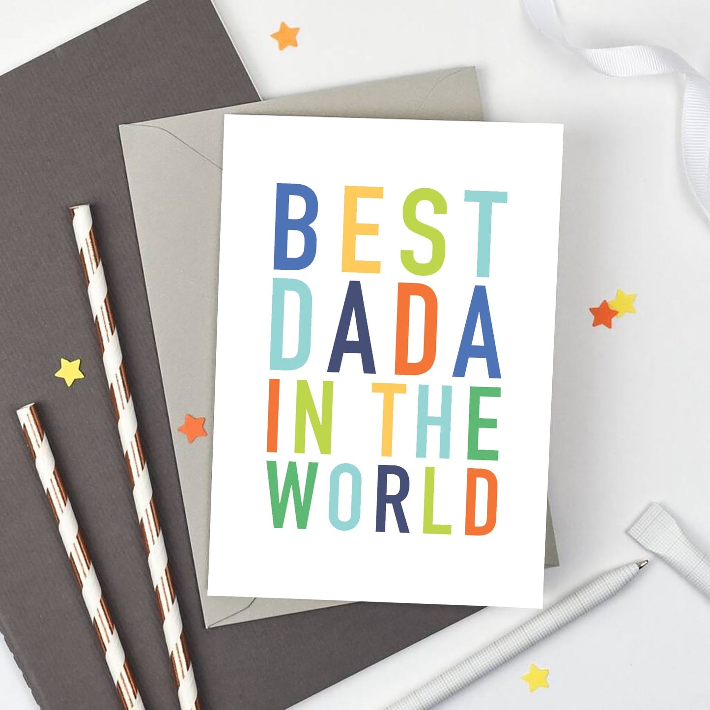 Best Dada In The World Card