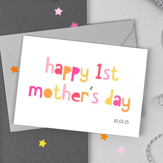 Happy 1st Mother's Day Card