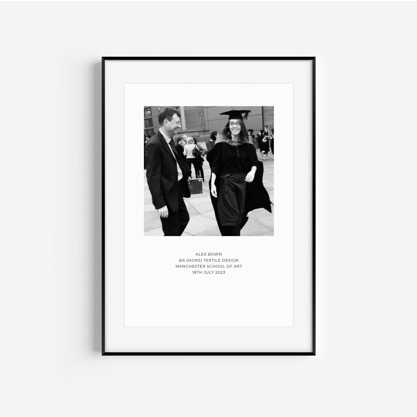 Personalised Graduation Photo Print