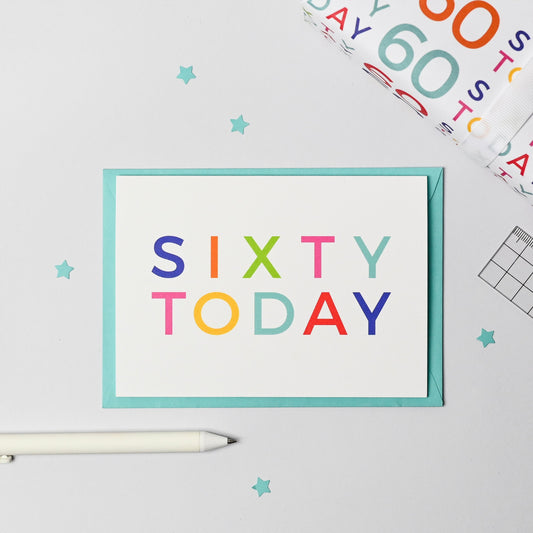 '60 Today' 60th Birthday Card