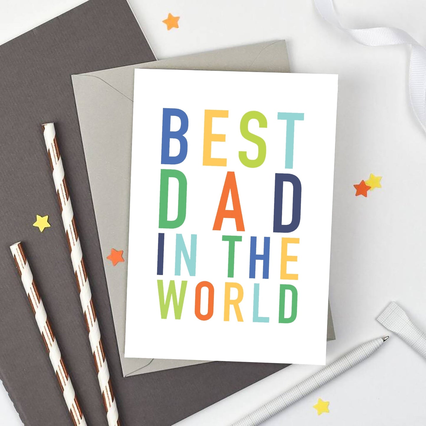 Best Dad In The World Card