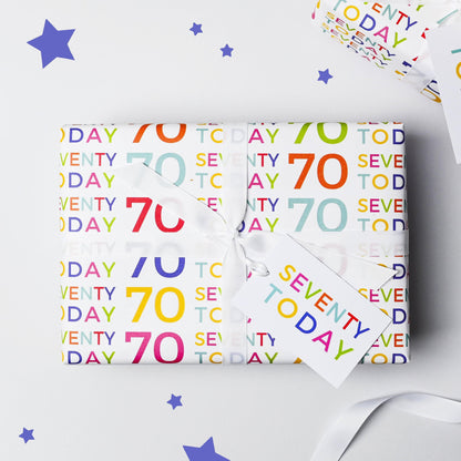 70 Today Wrapping Paper Set - Studio 9 Ltd