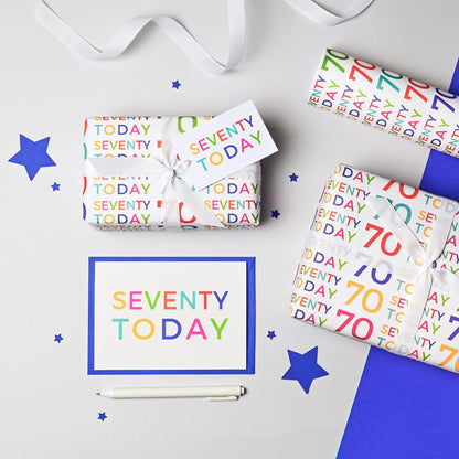 70 Today Wrapping Paper Set - Studio 9 Ltd