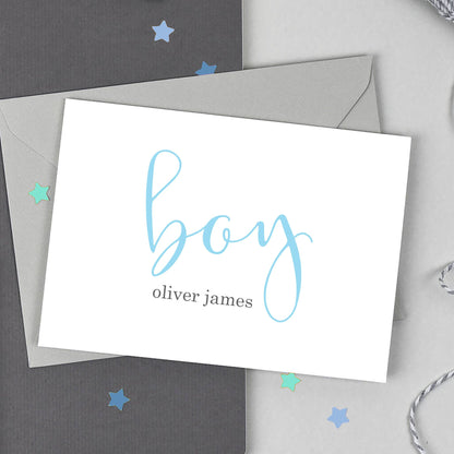 Personalised Boy Card - Studio 9 Ltd