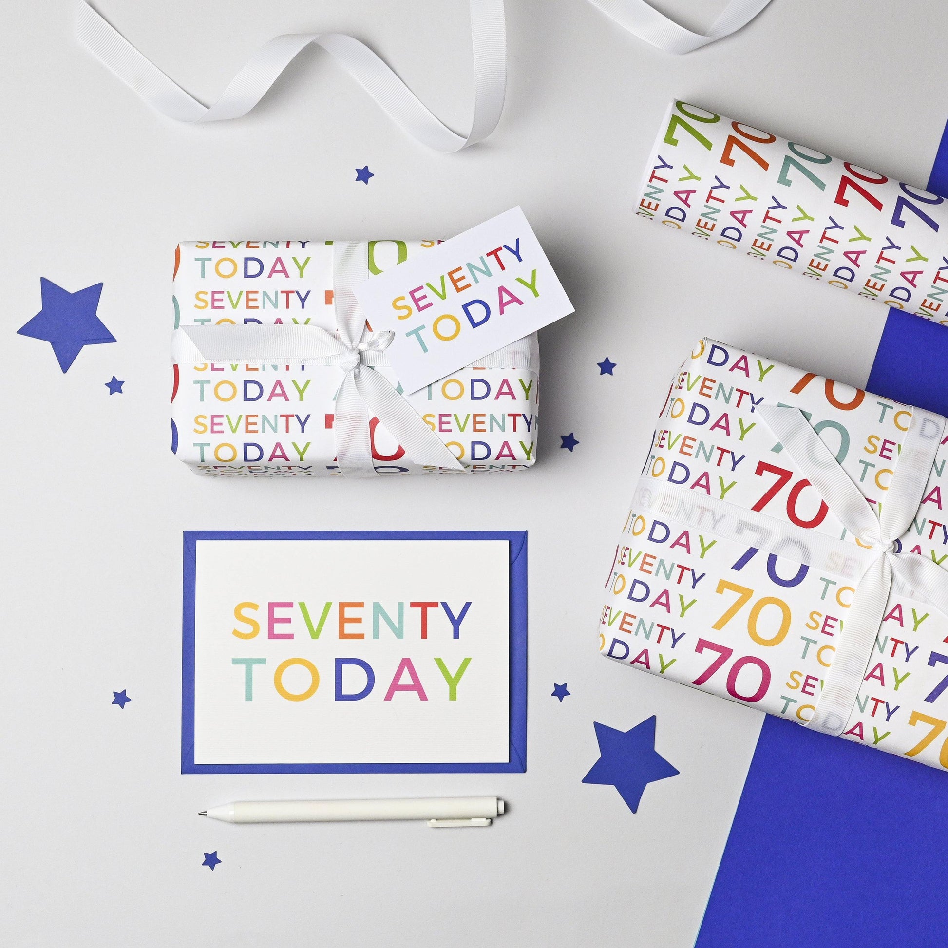 70 Today Wrapping Paper Set - Studio 9 Ltd