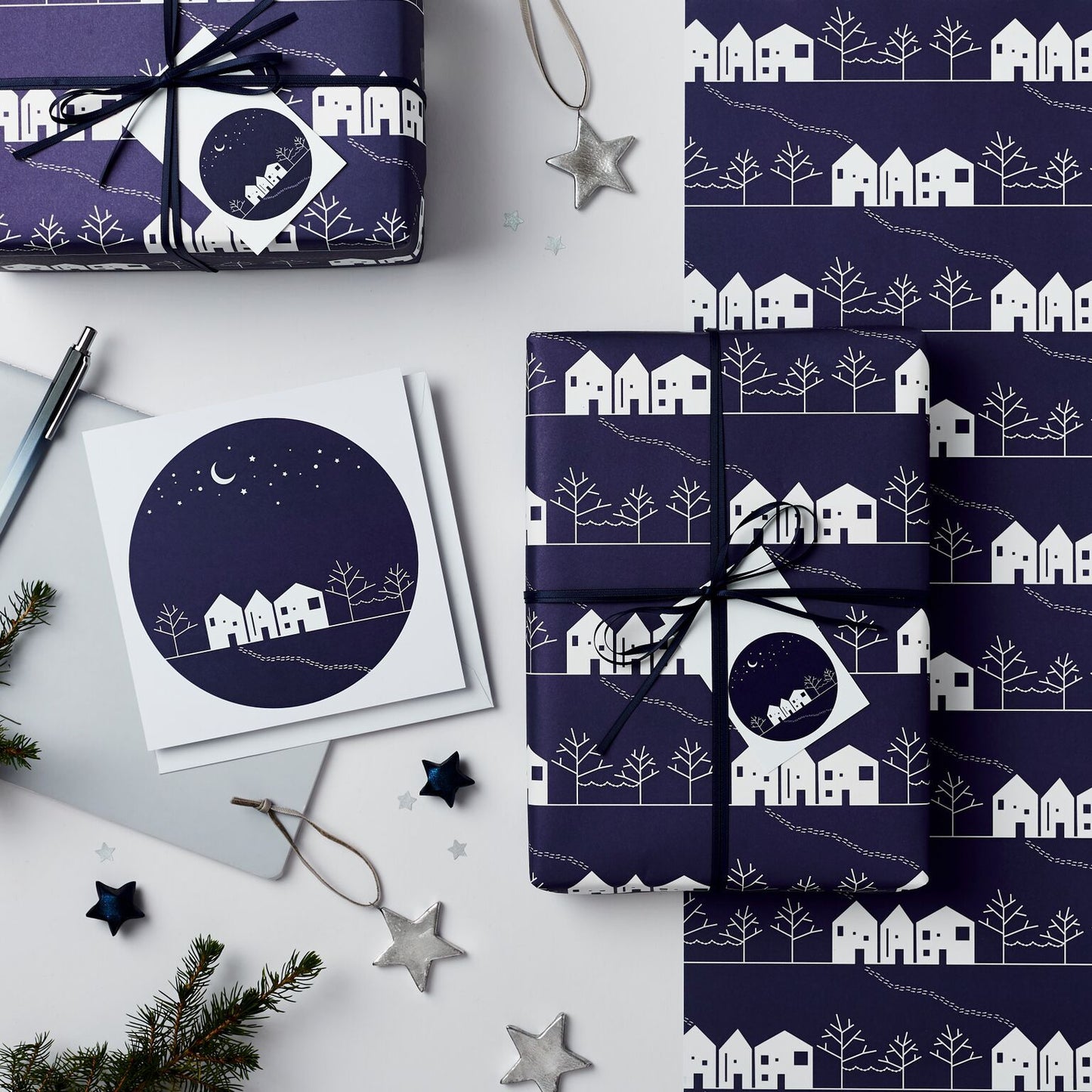 Winter Mixed Christmas Gift Wrap Set - Studio 9 Ltd