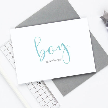 Personalised Boy Card - Studio 9 Ltd