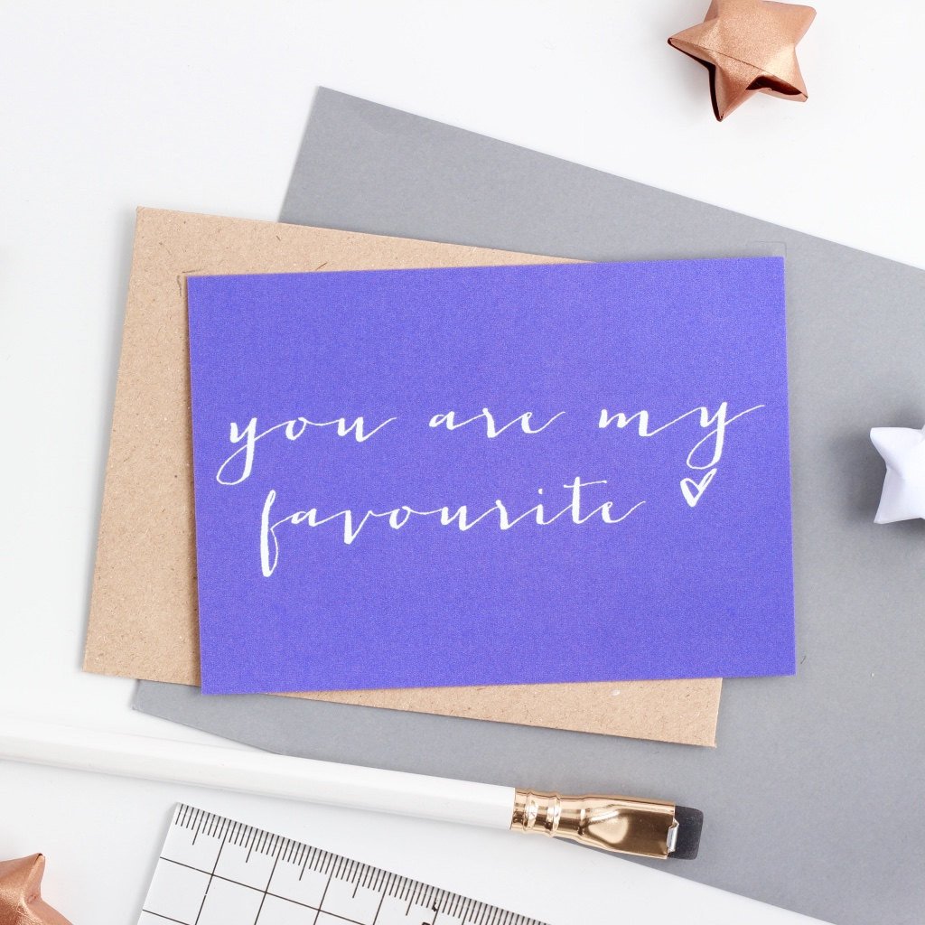 Mini Love Note  - You Are My Favourite - Studio 9 Ltd