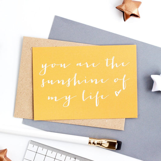 Mini Love Note  - Sunshine of my Life - Studio 9 Ltd