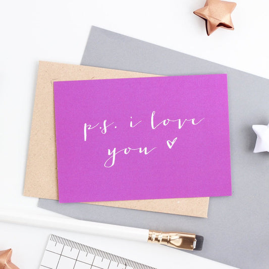 Mini Love Note  - PS I Love You - Studio 9 Ltd