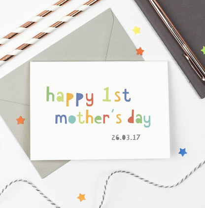 Happy 1st Mother's Day Card - Studio 9 Ltd