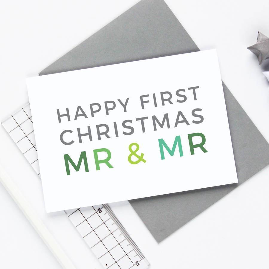 Newly-weds 1st Christmas Card - Studio 9 Ltd