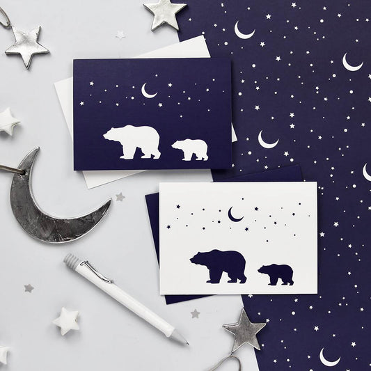 Polar Bears Christmas Card Pack - Studio 9 Ltd