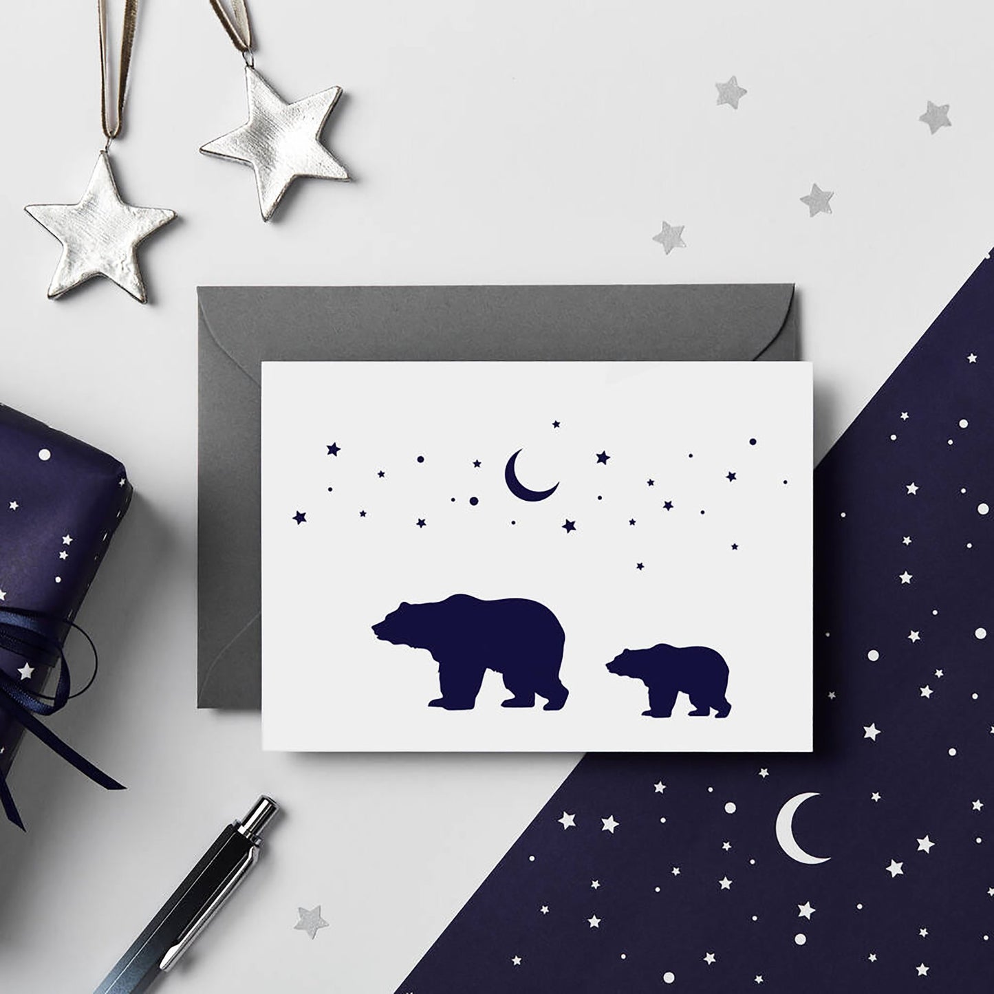 Polar Bears Christmas Card Pack - Studio 9 Ltd